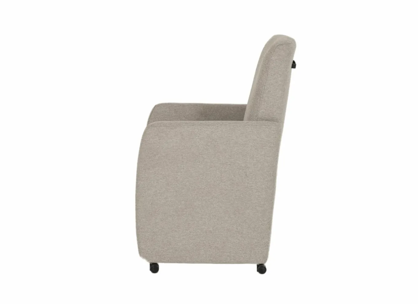 Eetkamerstoelen|Stoel Aragon 60x70x100cm - stof - greige