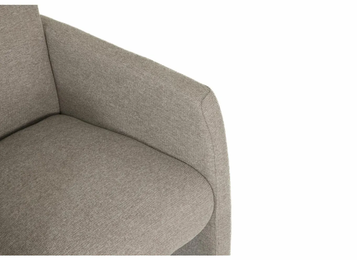 Eetkamerstoelen|Stoel Aragon 60x70x100cm - stof - greige