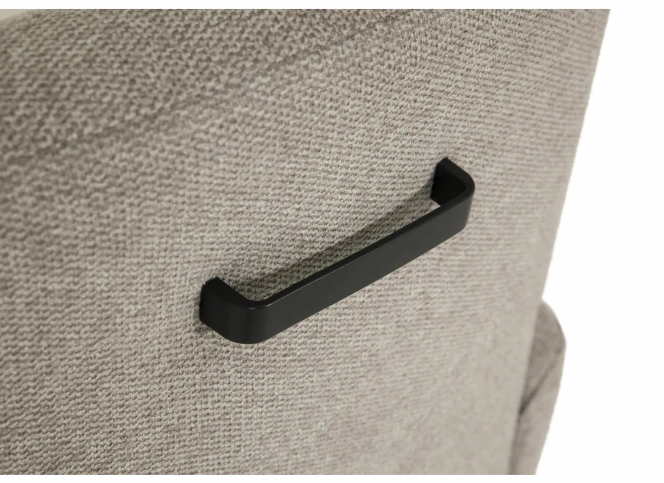 Eetkamerstoelen|Stoel Aragon 60x70x100cm - stof - greige