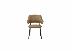 Eetkamerstoelen|Stoel Boxer 62x47x83cm - stof - bruin