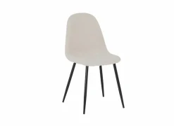 Stoel Charlton 44x53x87cm - molton - boucle beige- Eetkamerstoelen