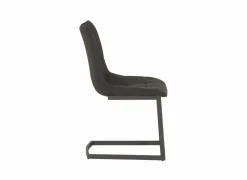 Stoel Cloud 46,5x57x86cm - microvezel - zwart- Eetkamerstoelen