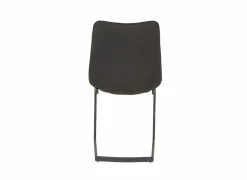 Stoel Cloud 46,5x57x86cm - microvezel - zwart- Eetkamerstoelen