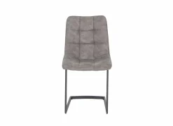 Eetkamerstoelen|Stoel Cloud 46,5x57x86cm - microvezel - grijs