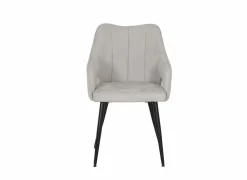 Eetkamerstoelen|Stoel Daly 55x60x86cm - polyestervezel - beige