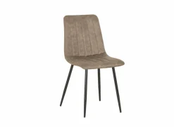 Eetkamerstoelen|Stoel Dublin stof taupe