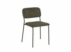 Stoel Epoca 46x59x79cm - stof - groen- Eetkamerstoelen