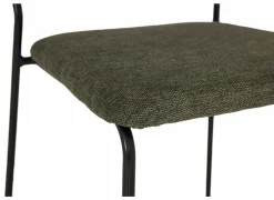 Stoel Epoca 46x59x79cm - stof - groen- Eetkamerstoelen