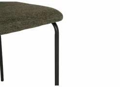 Stoel Epoca 46x59x79cm - stof - groen- Eetkamerstoelen