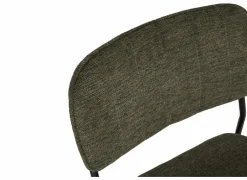 Stoel Epoca 46x59x79cm - stof - groen- Eetkamerstoelen