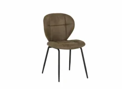 Eetkamerstoelen|Stoel Factory 50x57x84cm - stof - bruin