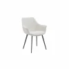 Eetkamerstoelen|Stoel Fairy 62x64x84cm - bouclé - cream