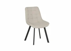 Stoel Gunner 52x60,5x85cm - polyestervezel - beige- Eetkamerstoelen