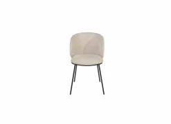Eetkamerstoelen|Stoel Ibex 54x47x81cm - polyestervezel - beige