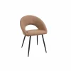 Stoel Imago 57,5x54,8x82,5cm - stof - muskaat- Eetkamerstoelen