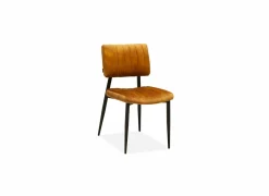 Stoel Ivan 48x60x85cm - stof - goldy gold- Eetkamerstoelen