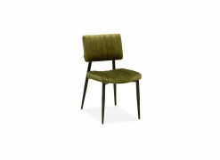 Eetkamerstoelen|Stoel Ivan 48x60x85cm - stof - goldy moss