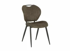 Eetkamerstoelen|Stoel Jim 49x62x87cm - stof - luxor moss
