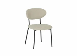Keukenstoelen|Eetkamerstoelen|Stoel Jumper 46x53x79cm - stof - beige