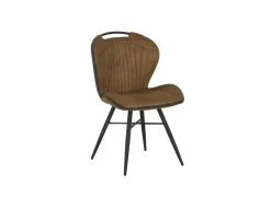 Eetkamerstoelen|Stoel Mace 50,5x61x87cm - stof - zorro cognac