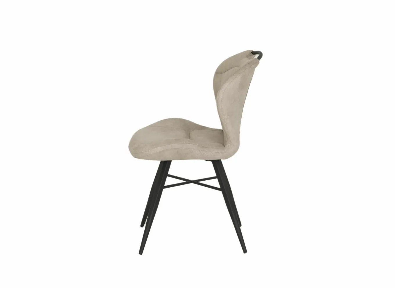 Eetkamerstoelen|Stoel Mace 50,5x61x87cm - stof - zorro zand