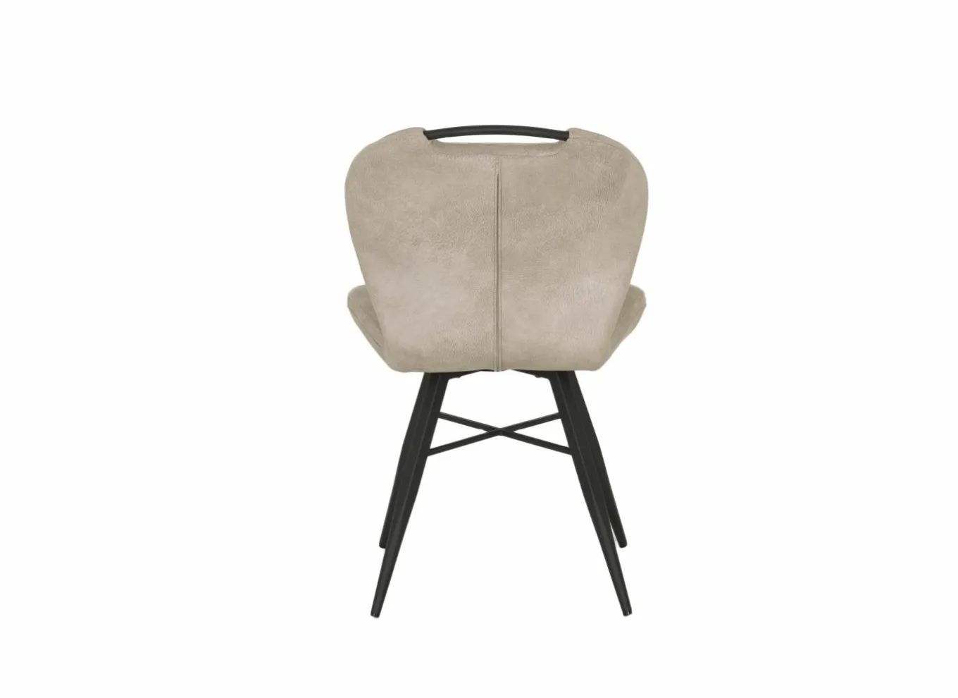 Eetkamerstoelen|Stoel Mace 50,5x61x87cm - stof - zorro zand