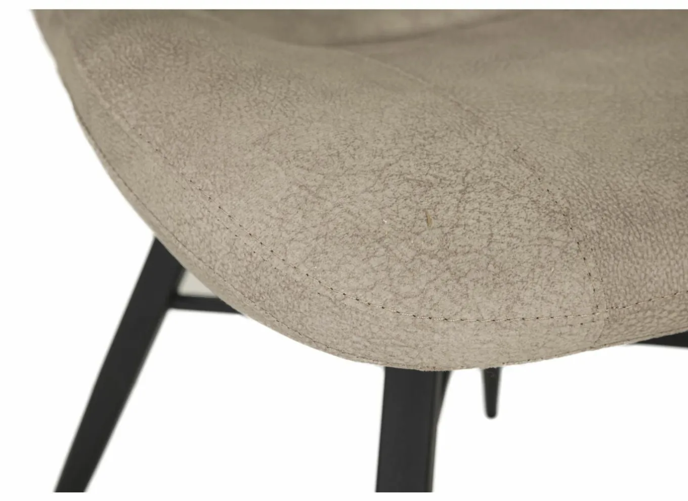 Eetkamerstoelen|Stoel Mace 50,5x61x87cm - stof - zorro zand