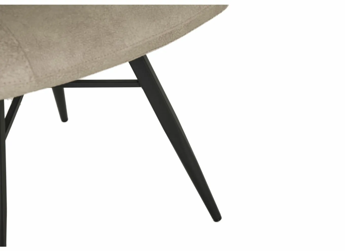 Eetkamerstoelen|Stoel Mace 50,5x61x87cm - stof - zorro zand