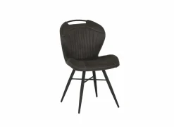 Eetkamerstoelen|Stoel Mace 50,5x61x87cm - stof - zorro antraciet