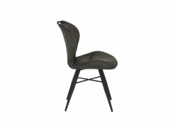 Eetkamerstoelen|Stoel Mace 50,5x61x87cm - stof - zorro antraciet