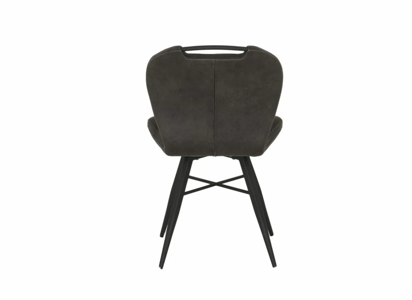 Eetkamerstoelen|Stoel Mace 50,5x61x87cm - stof - zorro antraciet