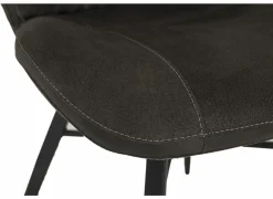 Eetkamerstoelen|Stoel Mace 50,5x61x87cm - stof - zorro antraciet