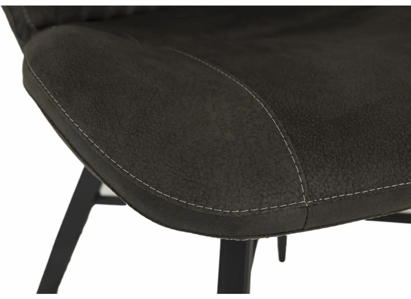 Eetkamerstoelen|Stoel Mace 50,5x61x87cm - stof - zorro antraciet