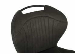 Eetkamerstoelen|Stoel Mace 50,5x61x87cm - stof - zorro antraciet