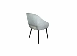 Stoel Manfredi 55x55x84cm - stof - cream- Eetkamerstoelen