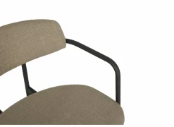 Perfecta Stoel Mirror 56x54x76cm - stof - creme & natuur- Eetkamerstoelen