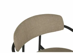 Perfecta Stoel Mirror 56x54x76cm - stof - creme & natuur- Eetkamerstoelen