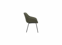 Stoel Navajo 57,5x65x85cm - polyestervezel - groen- Eetkamerstoelen|Fauteuils