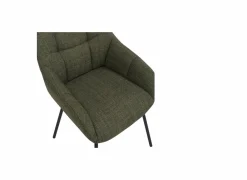 Stoel Navajo 57,5x65x85cm - polyestervezel - groen- Eetkamerstoelen|Fauteuils