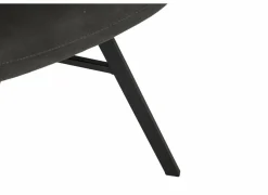 Stoel Nelson 58x63x85cm - microvezel - antraciet- Eetkamerstoelen