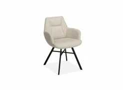 Eetkamerstoelen|Stoel Nelson 58x63x85cm - stof - toffee