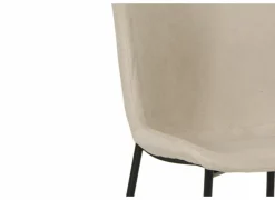 Stoel Noemie 49x53,5x80,5cm - stof - beige- Eetkamerstoelen