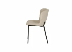 Stoel Noemie 49x53,5x80,5cm - stof - beige- Eetkamerstoelen