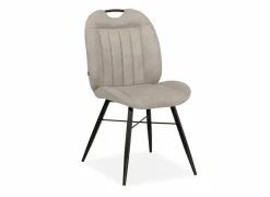 Eetkamerstoelen|Stoel Nowie Zorro 52,5x62x92cm - stof - zand