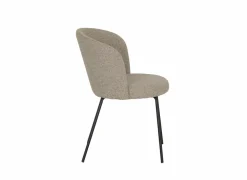 Eetkamerstoelen|Stoel Pallada 44x53x86cm - polyestervezel - grijs