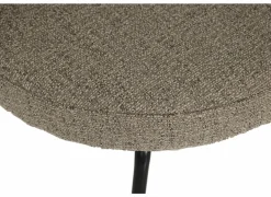 Eetkamerstoelen|Stoel Pallada 44x53x86cm - polyestervezel - grijs