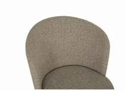 Eetkamerstoelen|Stoel Pallada 44x53x86cm - polyestervezel - grijs