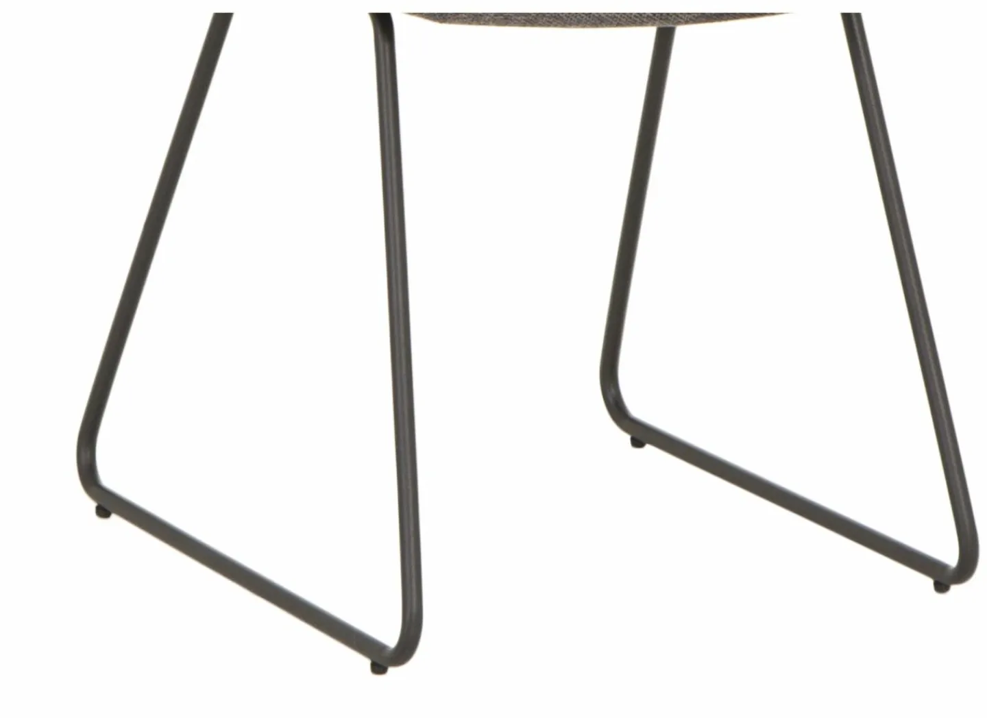 Stoel Patti 49x53x87cm - stof - antraciet- Keukenstoelen|Eetkamerstoelen