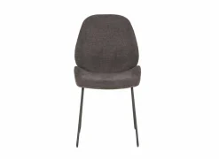 Stoel Patti 49x53x87cm - stof - antraciet- Keukenstoelen|Eetkamerstoelen