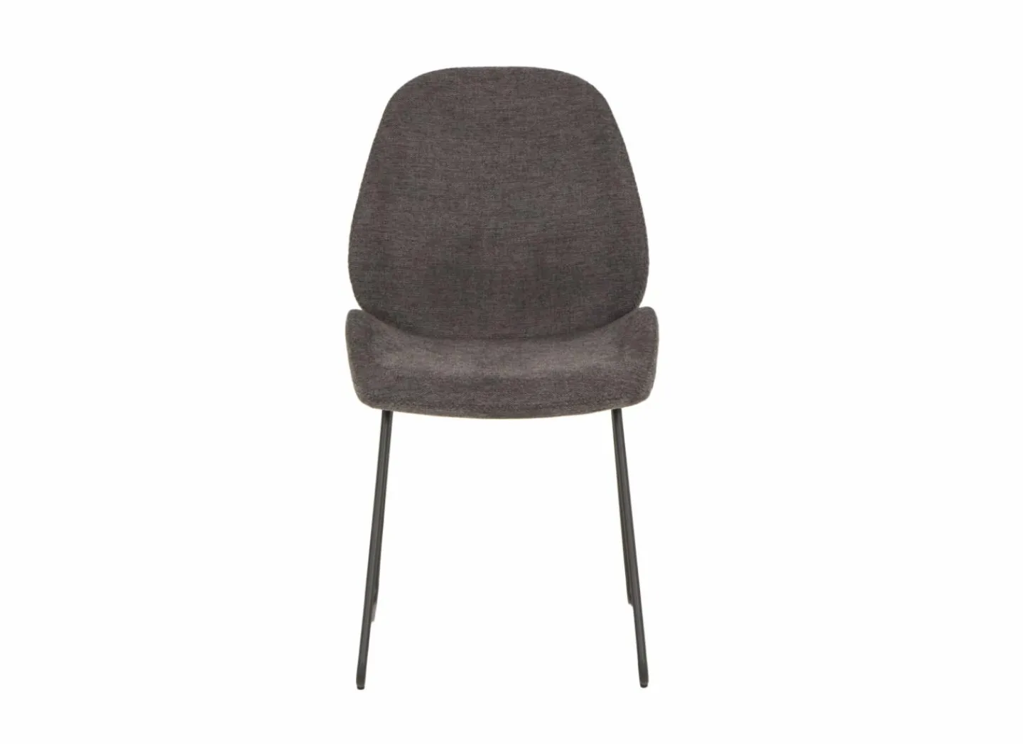 Stoel Patti 49x53x87cm - stof - antraciet- Keukenstoelen|Eetkamerstoelen